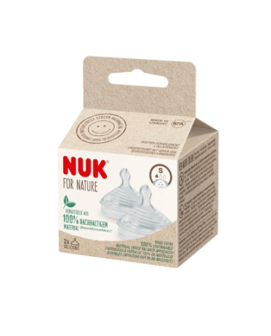 TETIN NUK FOR NATURE SILICONA TAMAÑO 2UNIDADES