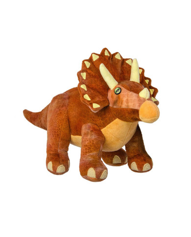 PELUCHE PLANETA SALVAJE TODO SOBRE LA NATURALEZA DINO TRICERATOPS