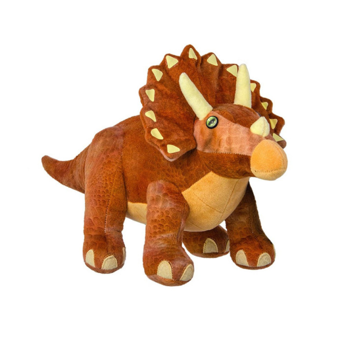 PELUCHE PLANETA SALVAJE TODO SOBRE LA NATURALEZA DINO TRICERATOPS