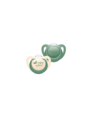 NUK FOR NATURE CHUPETES SILICONA VERDE 0-6M 2 UNID