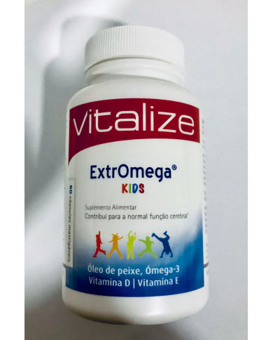 VITALIZE EXTROMEGA KIDS 60 CÁPSULAS MASTIGAVEIS