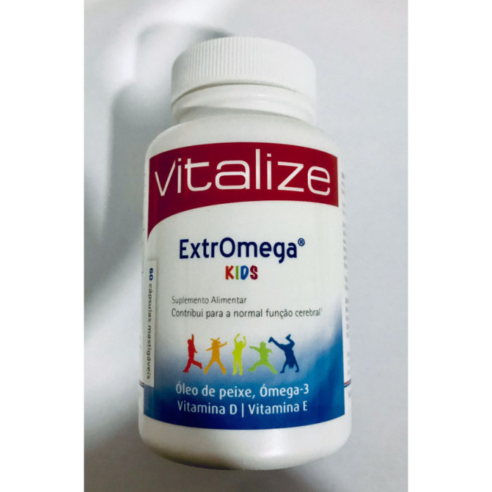 VITALIZE EXTROMEGA NIÑOS 60 CÁPSULAS MASTICABLES