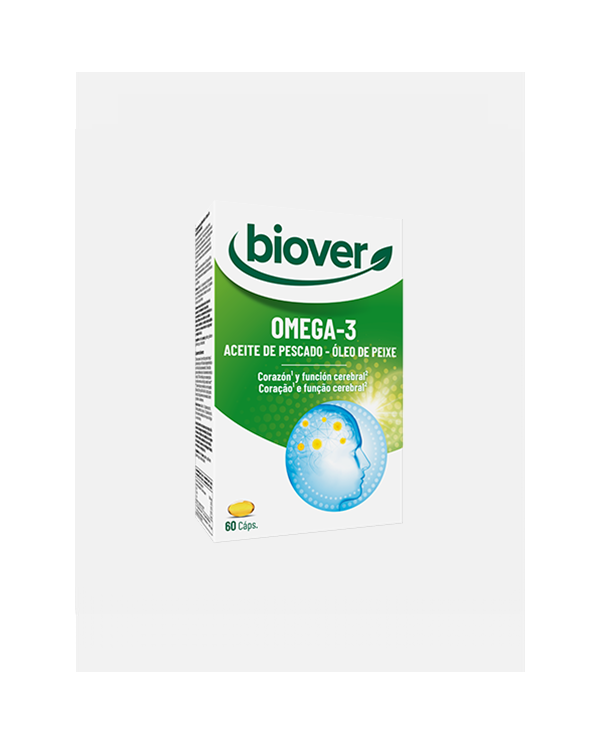 BIOVER OMEGA-3 ÓLEO DE PEIXE 60 CÁPSULAS