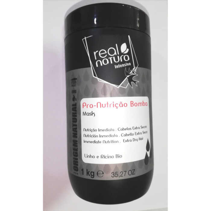 REAL NATURA MÁSCARA PRO NUTRIÇÃO BOMBA 1KG