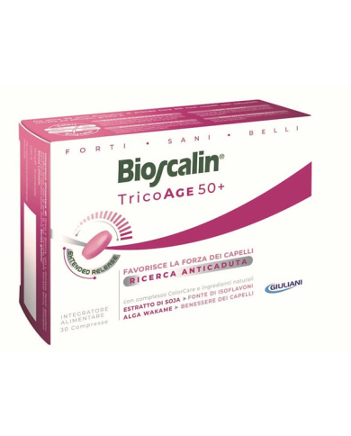 BIOSCALIN TRICOAGE 50+ 30 TABLETAS