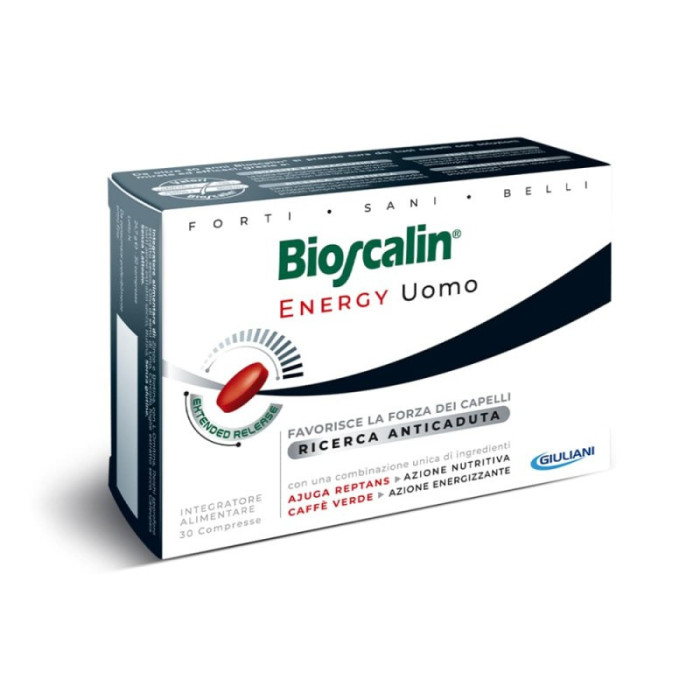 BIOSCALIN ENERGY HOMBRE ANTI-CAÍDA DEL CABELLO 30 COMPRIMIDOS