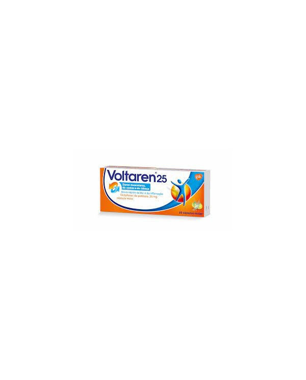 VOLTAREN 25 MG 20 CÁPSULAS MOLES
