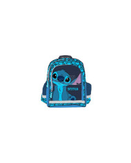 MOCHILA ESCOLAR AZUL DISNEY LILO & STITCH 41CM
