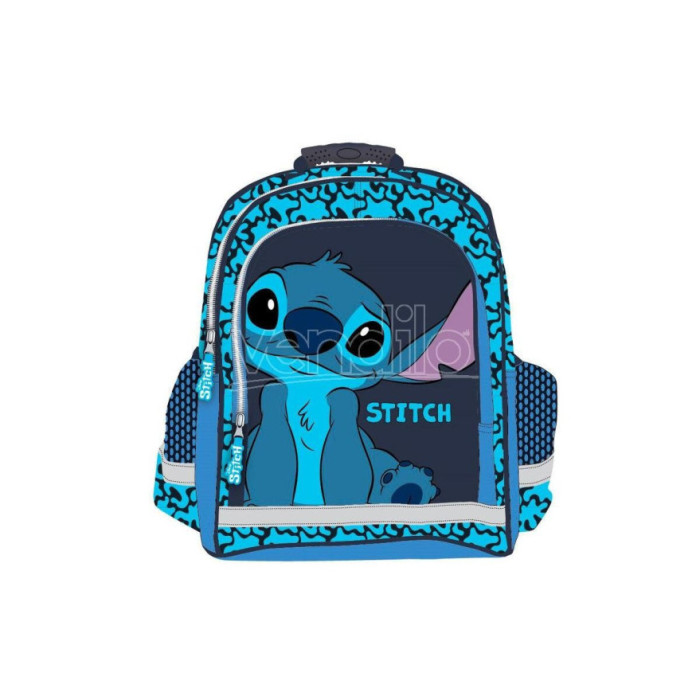 MOCHILA ESCOLAR AZUL DISNEY LILO & STITCH 41CM