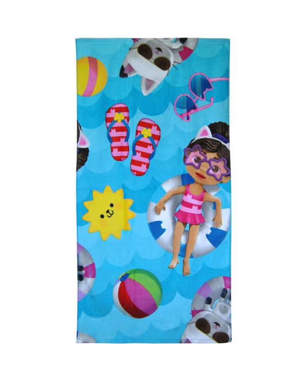 CASA DE BONECAS DA GABBY TOALHA DE PRAIA