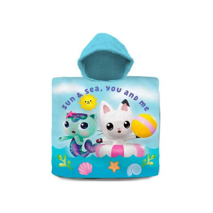 PONCHO DE BAÑO DE ALGODÓN DE LA CASA DE MUÑECAS DE GABBY