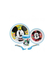 MICKEY MOUSE CONJUNTO PREMIUM REFEIÇÃO 5 PEÇAS