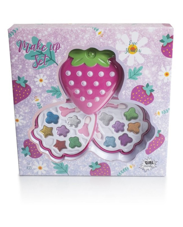 ESTOJO DE MAQUILHAGEM MORANGO ROSA +3 ANOS