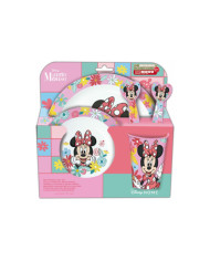 DISNEY MINNIE CONJUNTO REFEIÇÃO 5 PEÇAS