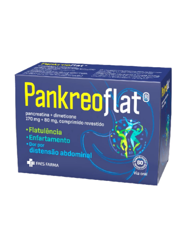 PANKREOFLAT 170 MG + 80 MG 60 COMPRIMIDOS