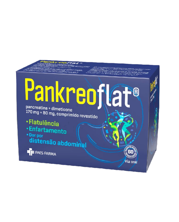 PANKREOFLAT 170 MG + 80 MG 60 COMPRIMIDOS