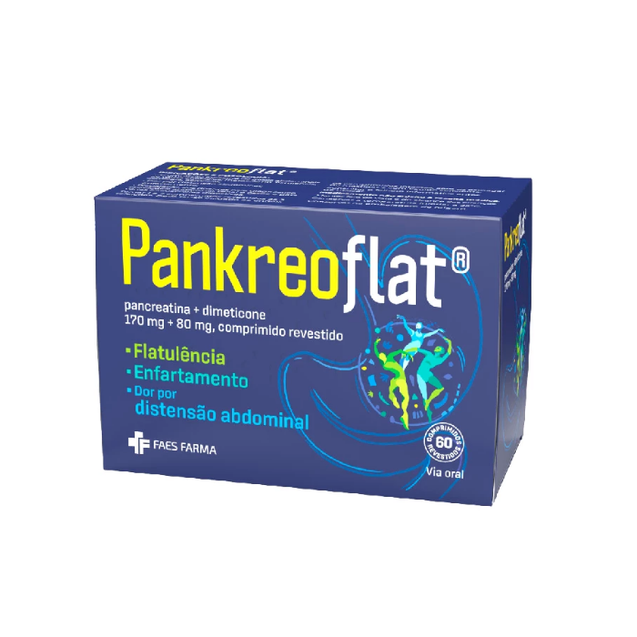 PANKREOFLAT 170 MG + 80 MG 60 COMPRIMIDOS