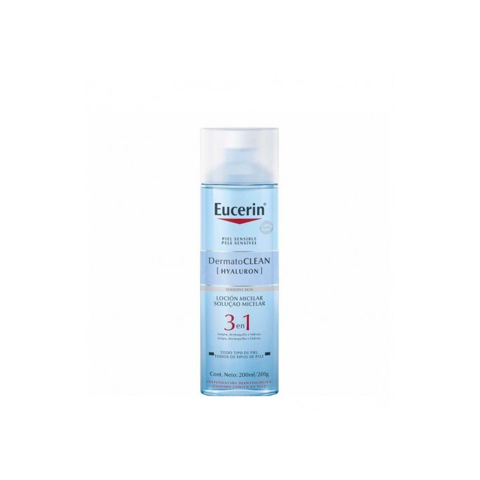 EUCERIN DERMATOCLEAN HYALURON SOLUÇÃO MICELAR  3 EM 1  200 ML