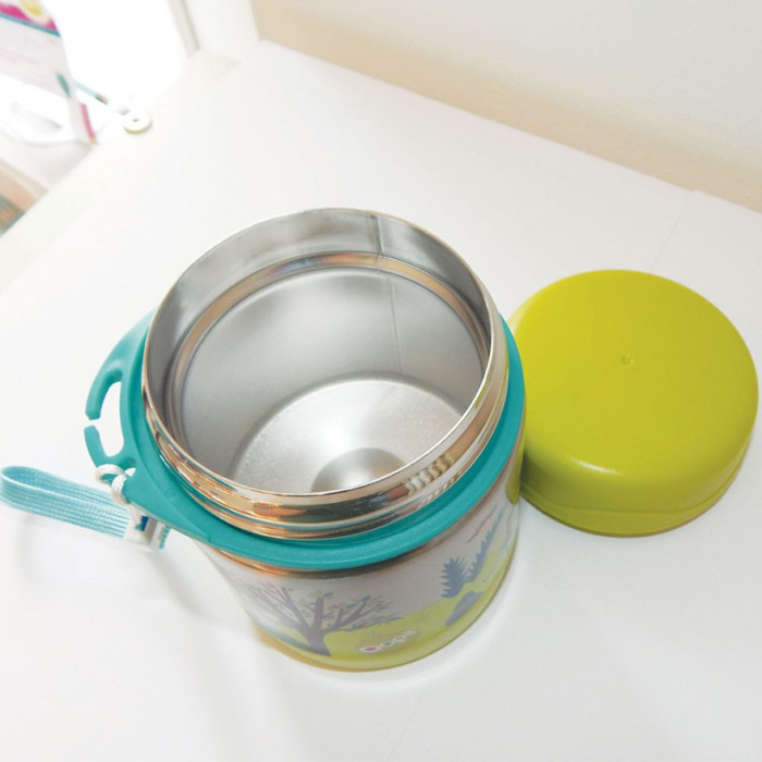 OOPS TÉRMO ALIMENTOS 300ML COM TALHERES FLORESTA