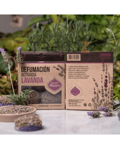 PASTILHAS DEFUMAÇÃO LAVANDA 4 UNIDADES - SAGRADA MADRE