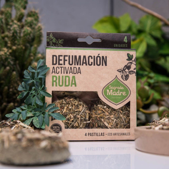 PASTILHAS DEFUMAÇÃO RUDA 4 UNIDADES - SAGRADA MADRE