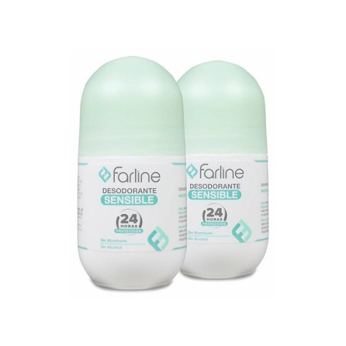 FARLINE DESODORANTE DOBLE ROLL-ON SENSITIVE 24H