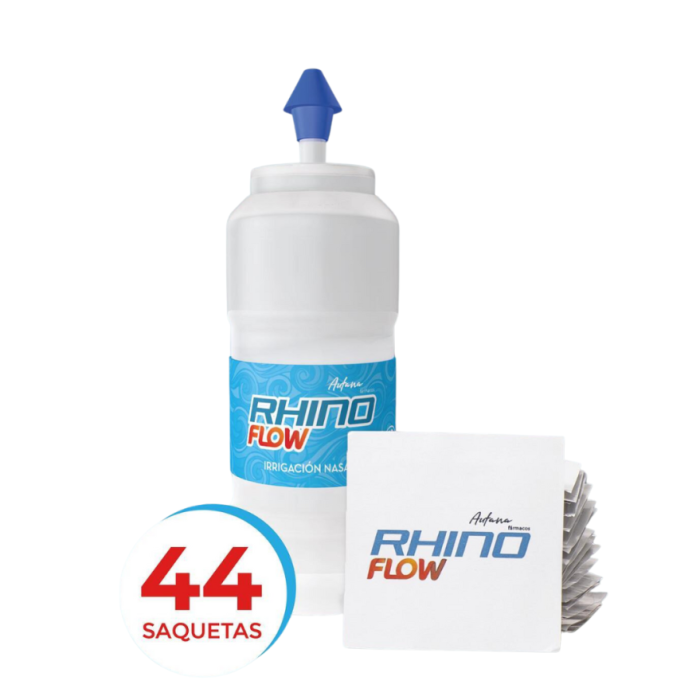 RHINOFLOW 44 SOBRES + SISTEMA DE IRRIGACIÓN DE NASAL 300 ML