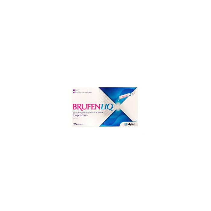 IBUPROFENO BRUFEN LIQ 200 MG 20 SAQUETAS