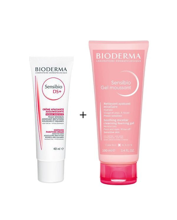 BIODERMA SENSIBIO DS+ CREMA 40ML GRATIS GEL ESPUMOSO 100 ML