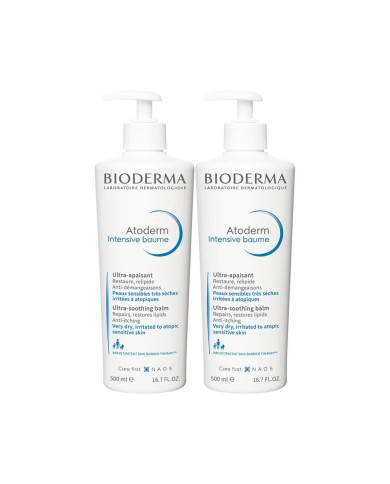 BIODERMA ATODERM DUO BÁLSAMO INTENSIVO 2 X 500 ML