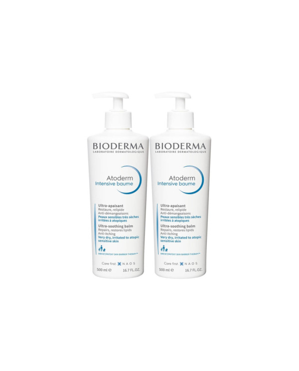 BIODERMA ATODERM DUO BÁLSAMO INTENSIVO 2 X 500 ML