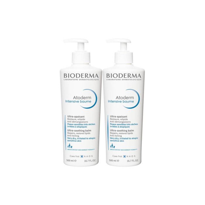 BIODERMA ATODERM INTENSIVE BAUME DUO 2 X 500 ML