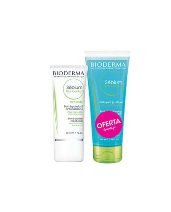 BIODERMA SEBIUM MAT CONTROL 30 ML + OFERTA GEL ESPUMOSO 100 ML