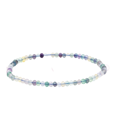 PULSEIRA FLUORITE ARCO IRIS 4MM 1un