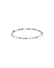 PULSEIRA FLUORITE ARCO IRIS 4MM 1un