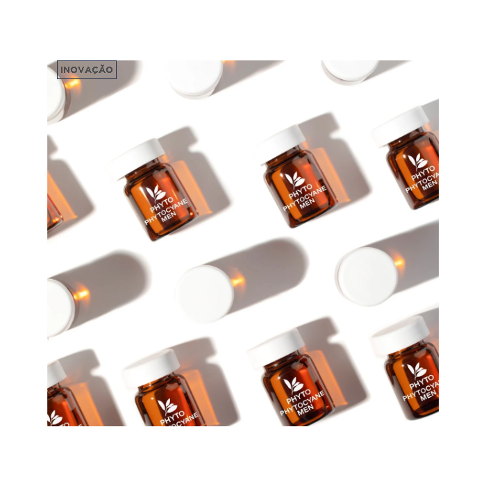 PHYTO PHYTOCYANE ANTI-CAÍDA DEL CABELLO PARA HOMBRES (SEVERA) 12 AMPOLLAS X 3.5ML + CHAMPÚ DE 100ML GRATIS