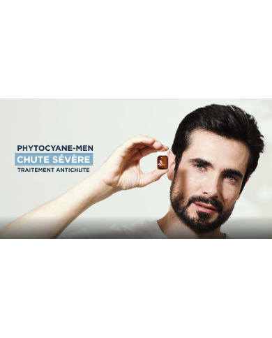PHYTO PHYTOCYANE ANTICAÍDA SEVERA HOMBRE 12 AMPOLLAS DE 3,5ML + OFERTA CHAMPÚ 100 ML
