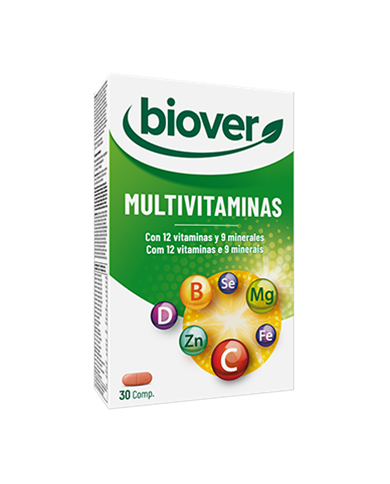 BIOVER MULTIVITAMINAS 30 COMPRIMIDOS