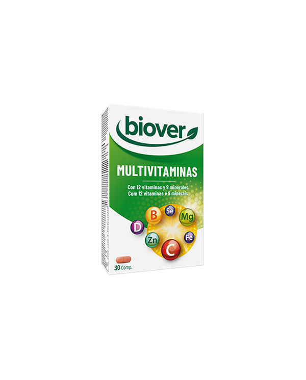 BIOVER MULTIVITAMINAS 30 COMPRIMIDOS
