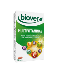 BIOVER MULTIVITAMINAS 30 COMPRIMIDOS