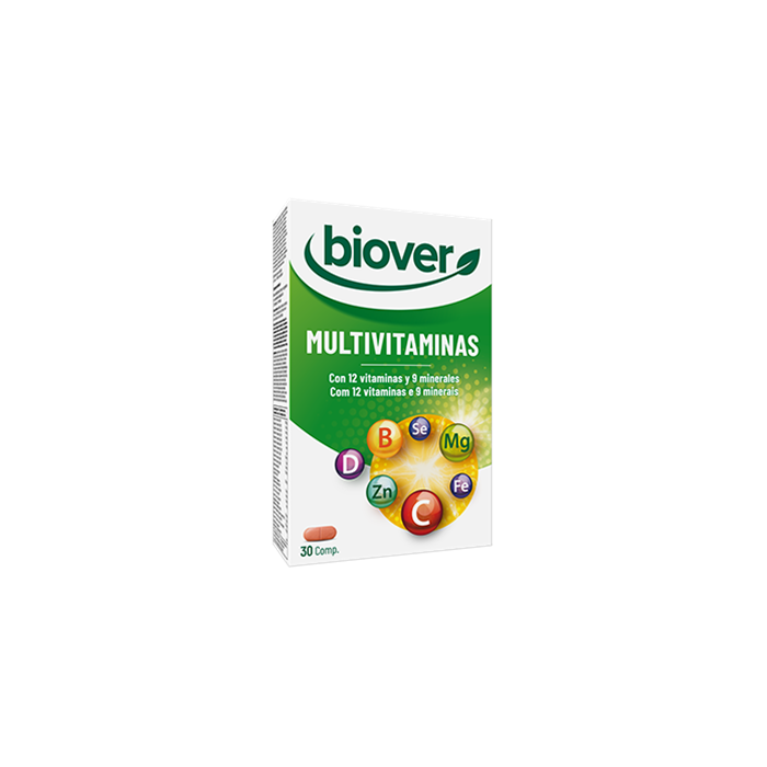 BIOVER MULTIVITAMINAS 30 COMPRIMIDOS