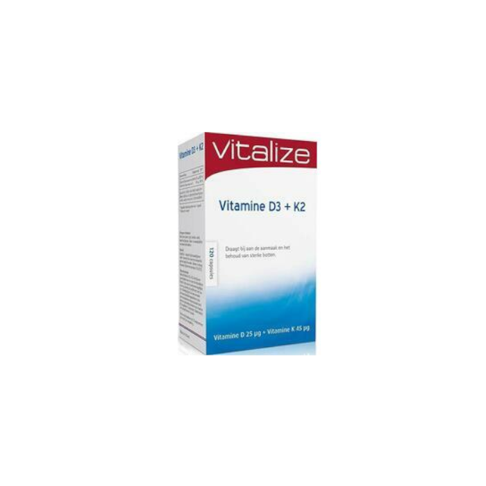 VITALIZE VITAMINA D3 + K2 120 CÁPSULAS