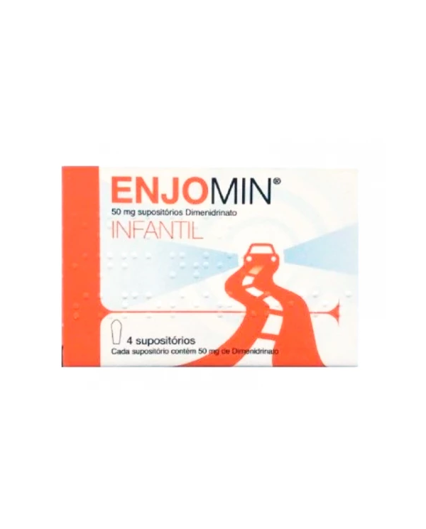 ENJOMIN INFANTIL 50 MG 4 SUPOSITÓRIOS