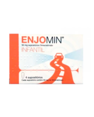 ENJOMIN INFANTIL 50 MG 4 SUPOSITÓRIOS