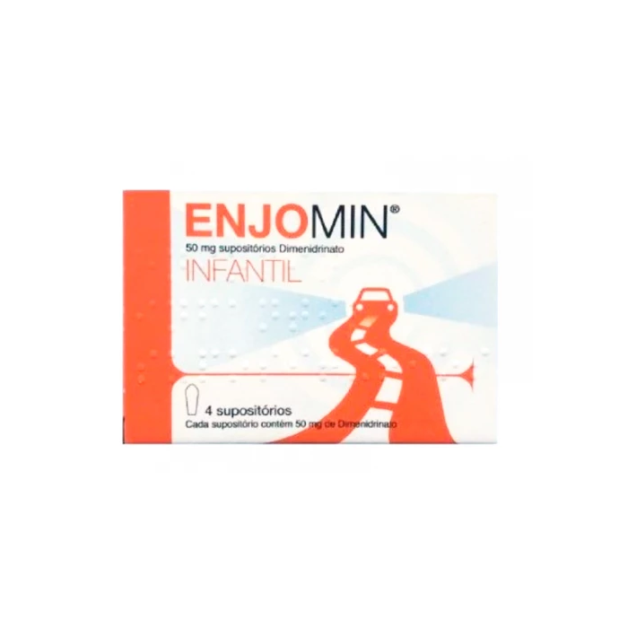 ENJOMIN INFANTIL 50 MG 4 SUPOSITÓRIOS