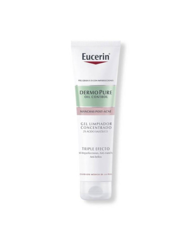 EUCERIN DERMO PURE OIL CONTROL GEL DE LIMPEZA TRIPLO EFEITO 150 ML