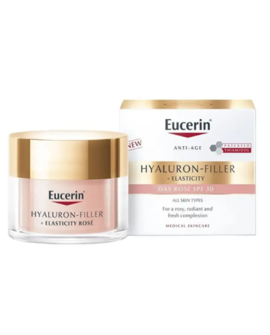 EUCERIN HYALURON FILLER + ELASTICITY CREME DIA ROSÉ FPS 30 50ML