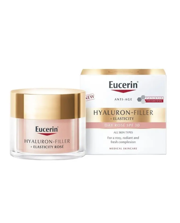 EUCERIN HYALURON FILLER + ELASTICITY CREME DIA ROSÉ FPS 30 50ML