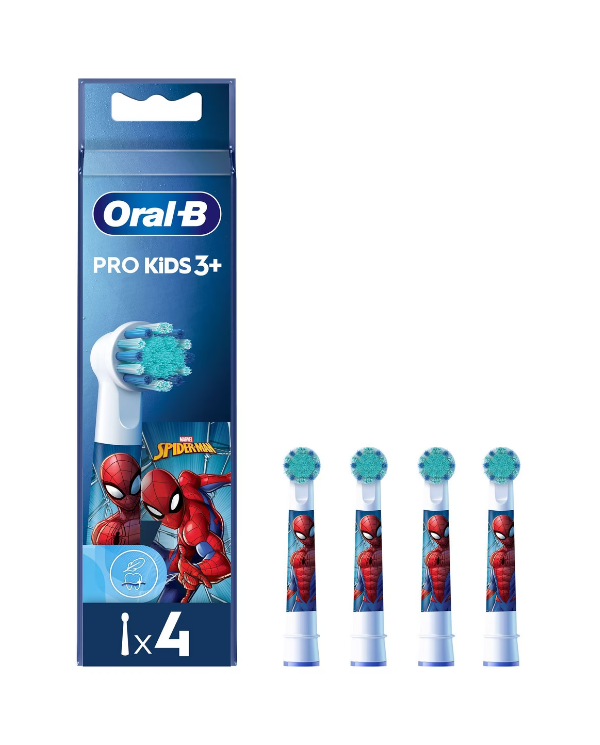 Oral-B Recarga Escova Eléctrica Spider-man 4 Unidades