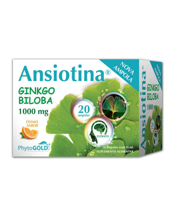 ANSIOTINA GINKGO BILOBA 20 AMPOLLAS